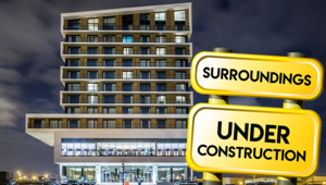 Surroundings under construction